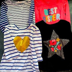 4 tops size 4T